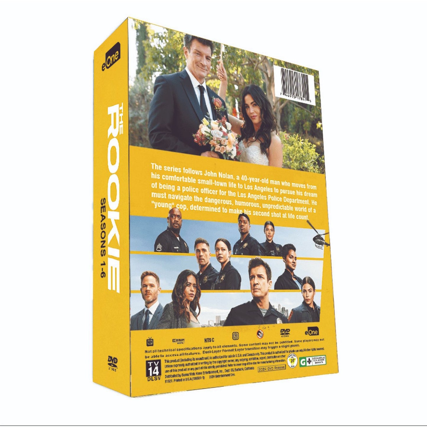 The Rookie Complete Series DVD – Seasons 1-6, Full Police Drama Collection Set