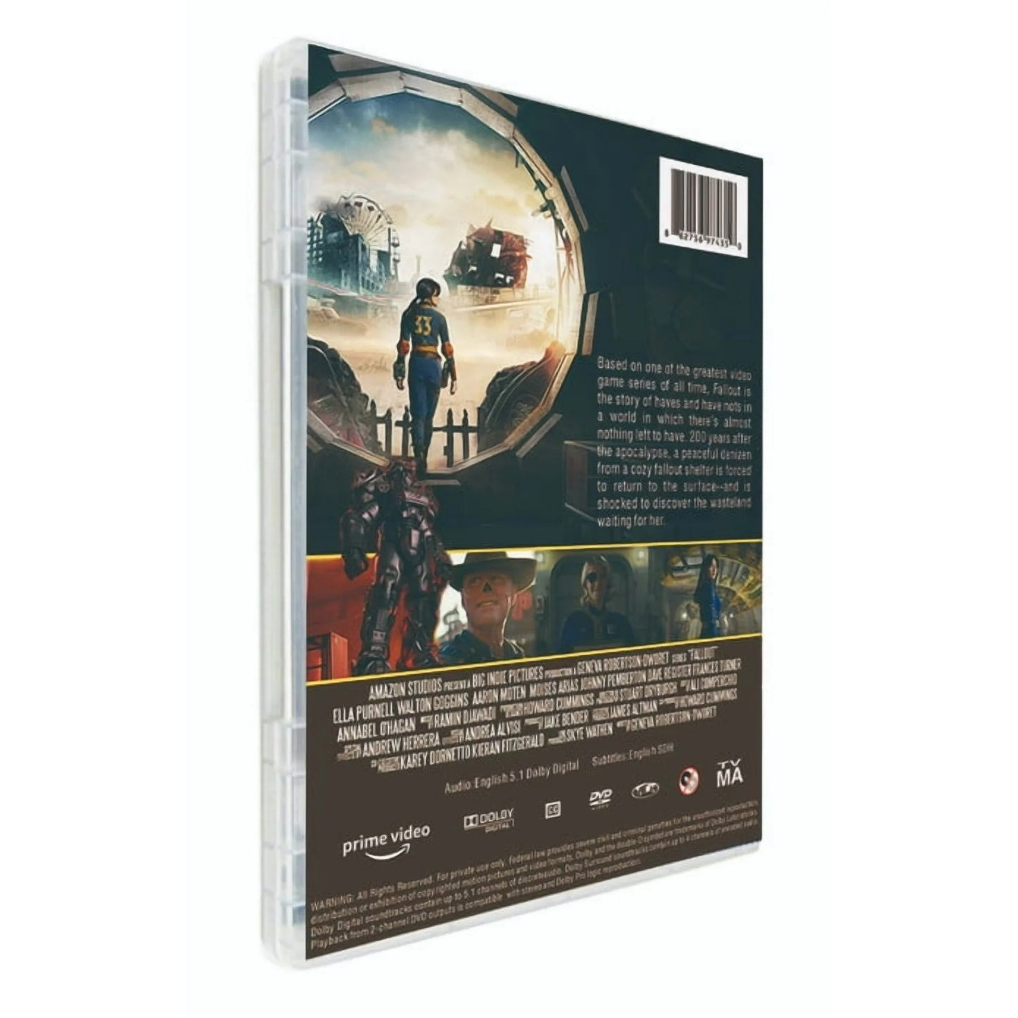 Fallout 2024 Season 1 DVD New | Complete First Season DVD for Collectors