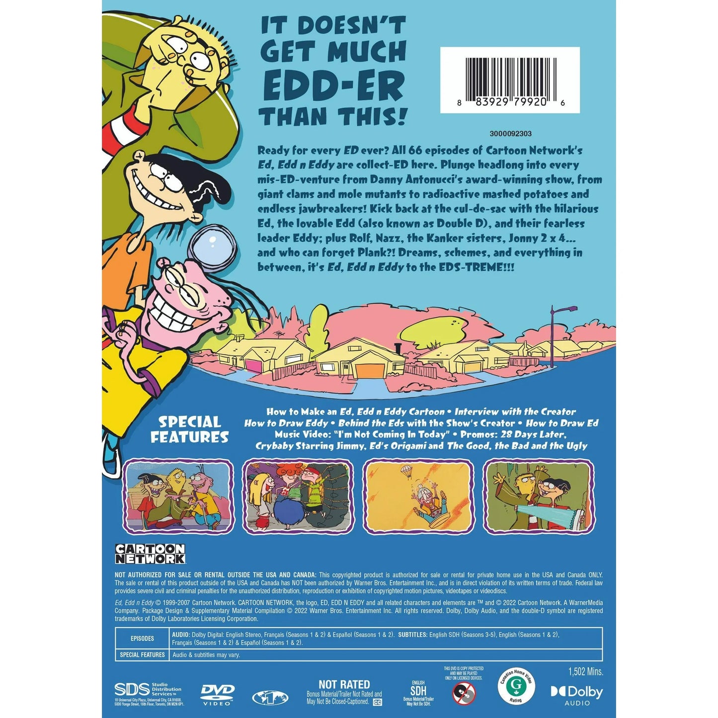 Ed, Edd N Eddy Complete Series DVD – All Seasons Full Cartoon Comedy Collection