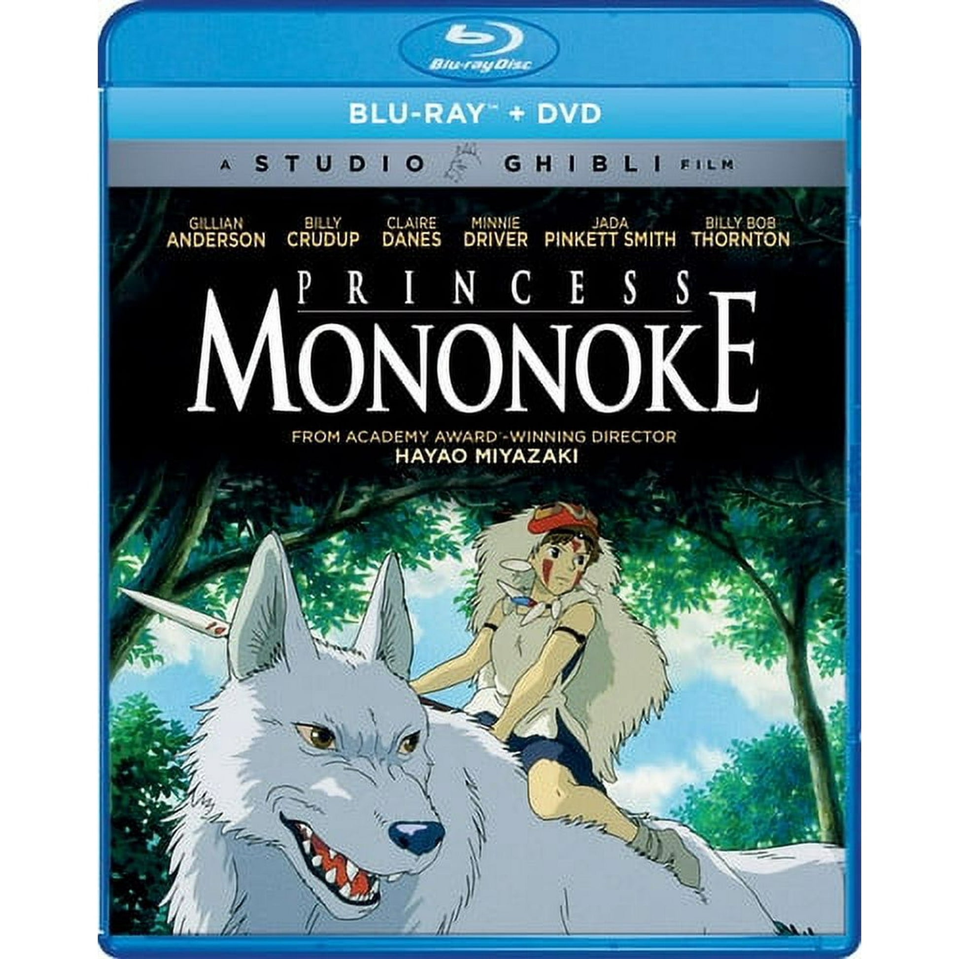 Princess Mononoke Blu-ray + DVD – Studio Ghibli Animated Classic, Dual Format
