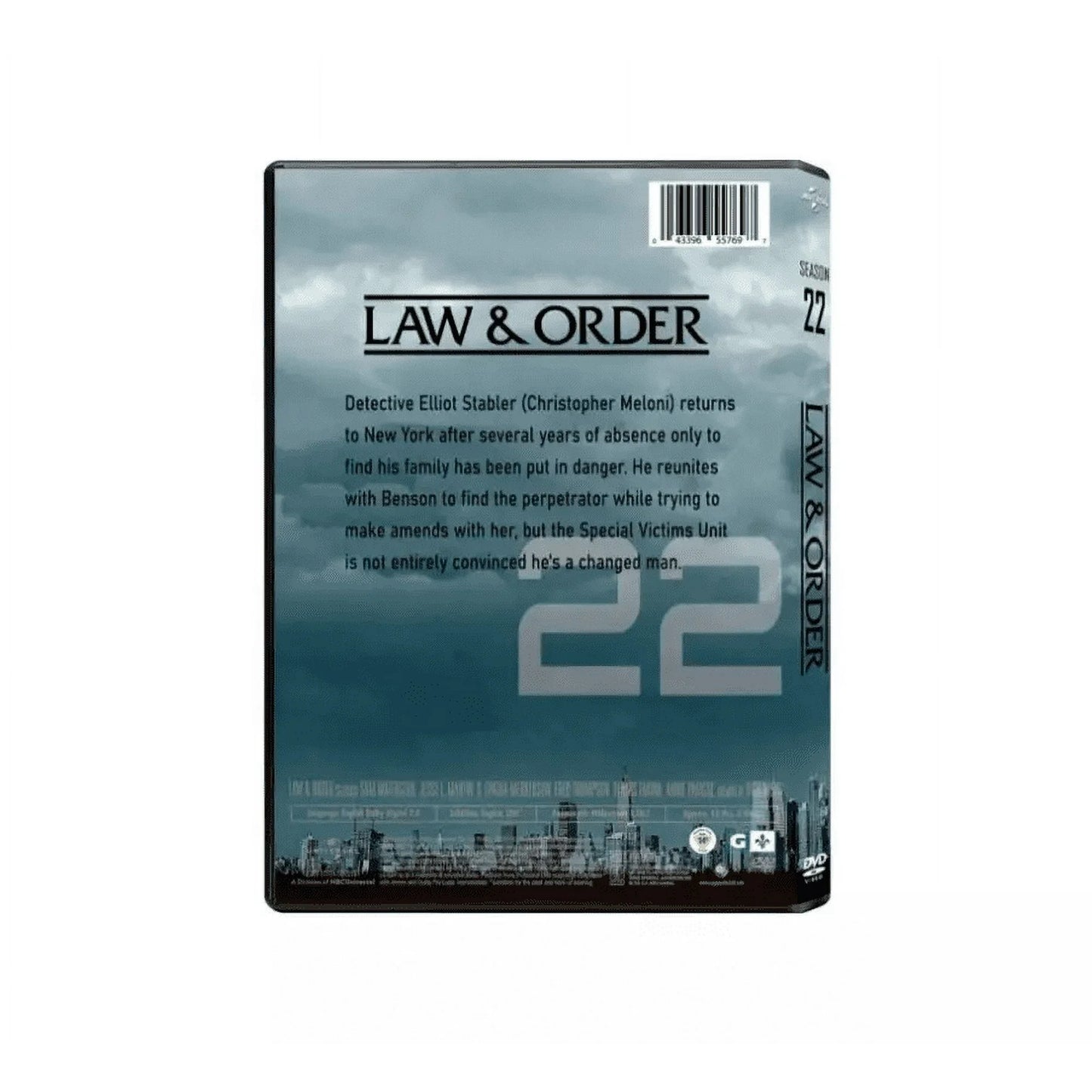 Law and Order Seasons 21 & 22 DVD Set | Complete Crime Drama TV Series Collection