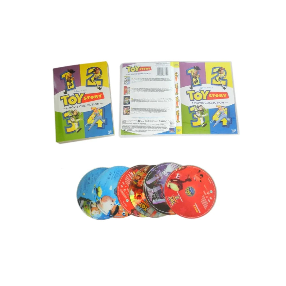 Toy Story 1-4 Movie Collection DVD – Complete Animated Family Adventure Series