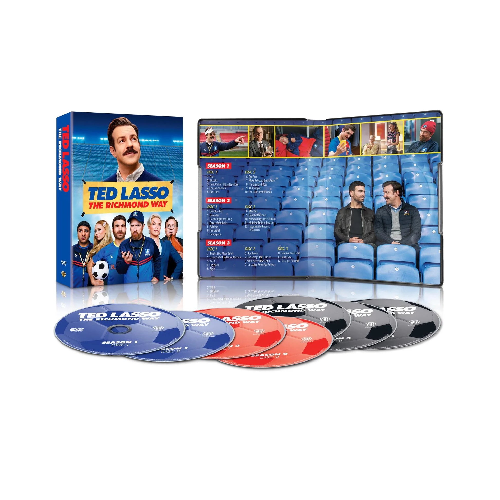 Ted Lasso The Richmond Way DVD – All Seasons Full Comedy TV Show Collection