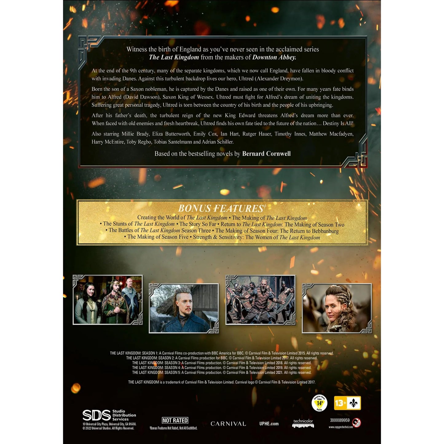 The Last Kingdom Complete Series DVD – All Seasons Box Set, Historical Drama