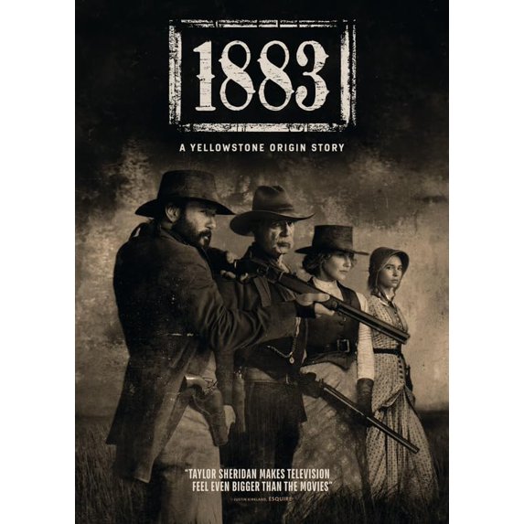 1883 Yellowstone Origin Story DVD 2022 4-Disc Set Region 1 New & Sealed