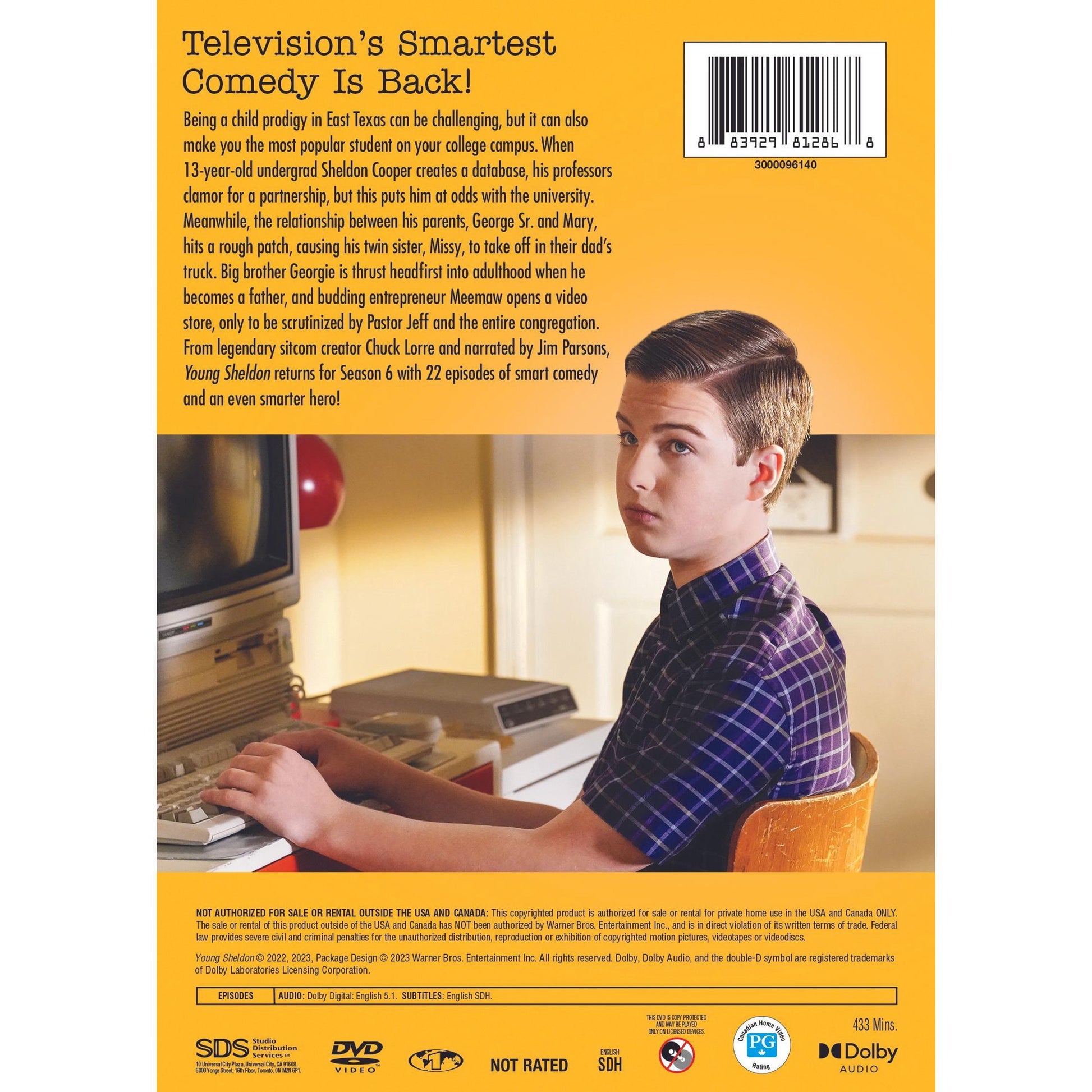 Young Sheldon Season 6 DVD – Complete Sixth Season of the Hit CBS Comedy Series