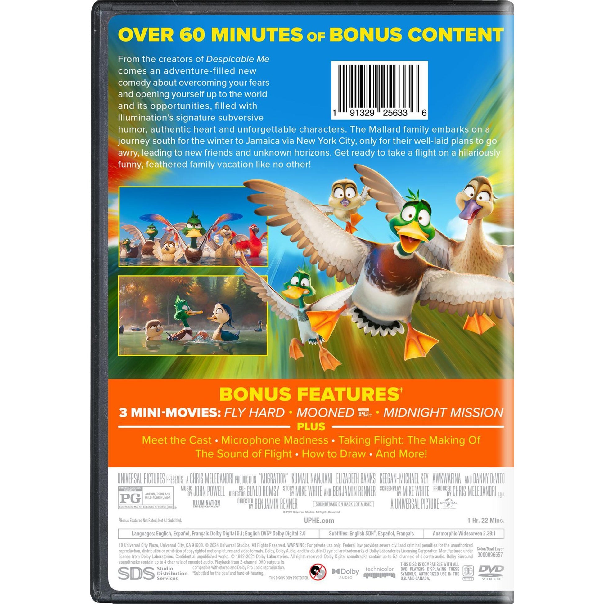 Migration (2023) DVD – Universal Kids & Family Movie for All Ages