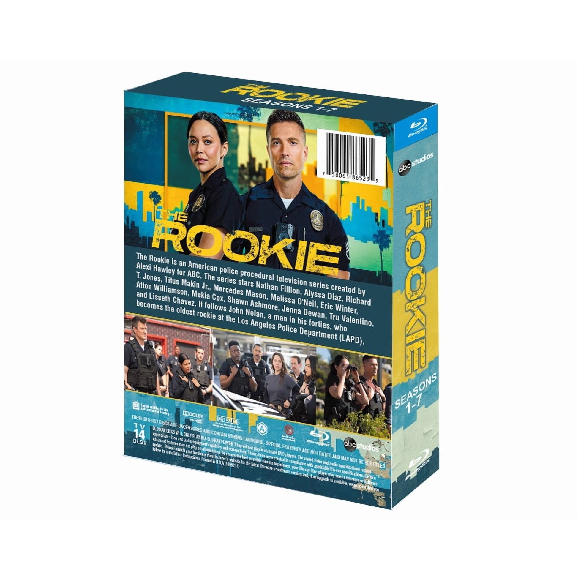 The Rookie Seasons 1-7 Blu-ray | Complete Police Drama Series Collection