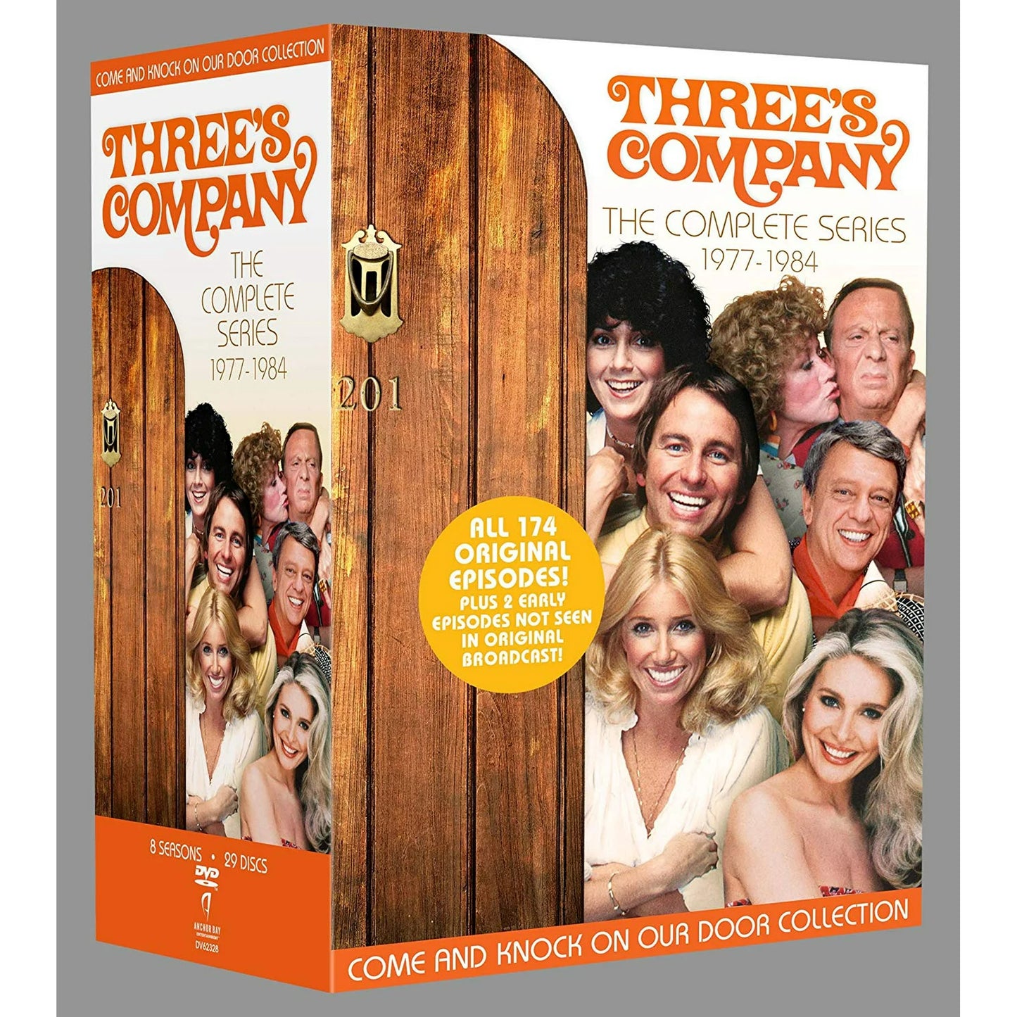 Three's Company Complete Series DVD Box Set | Seasons Full Comedy Collection
