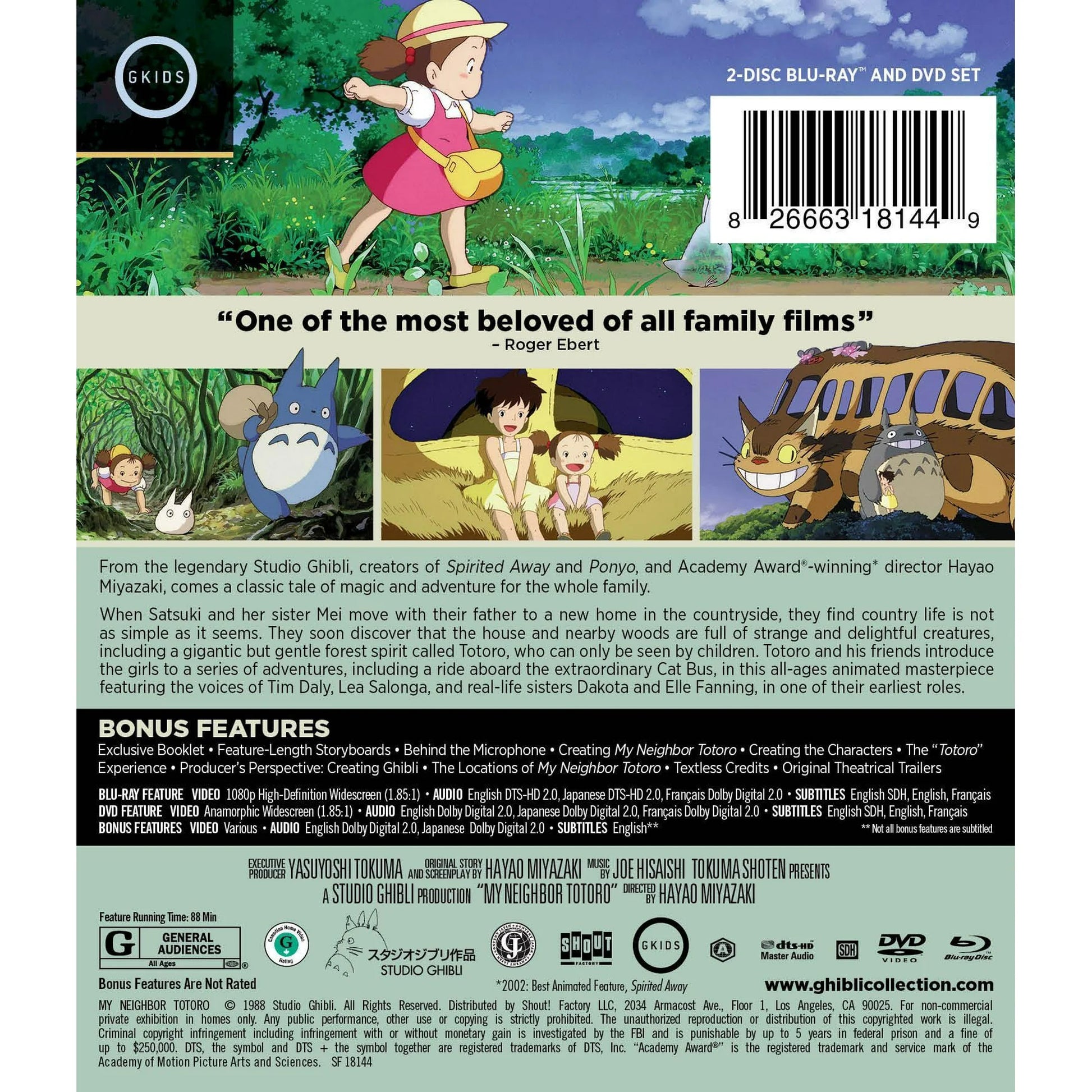 My Neighbor Totoro Blu-ray + DVD – Studio Ghibli Family Classic by Shout Factory