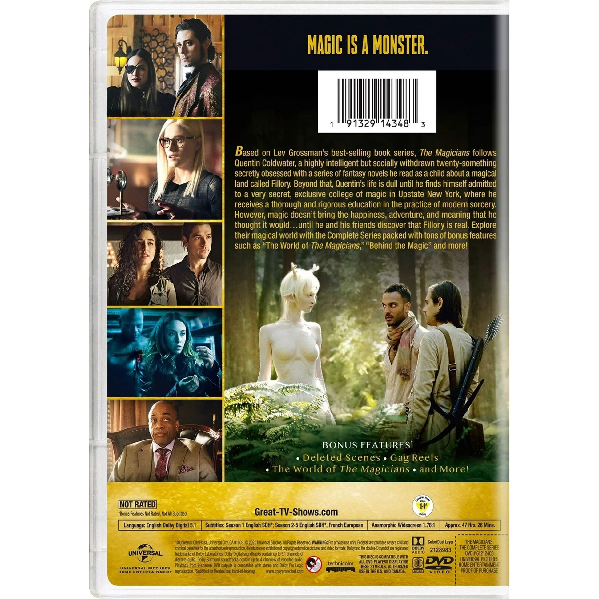 The Magicians Complete Series DVD Box Set | Seasons Full Fantasy TV Collection