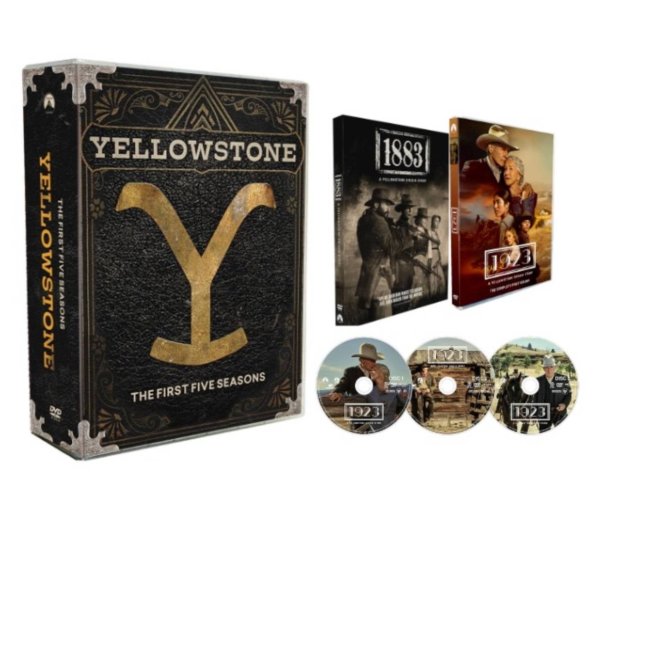 Yellowstone Complete Series Seasons 1-5 + 1883 & 1923 DVD Box Set Collection