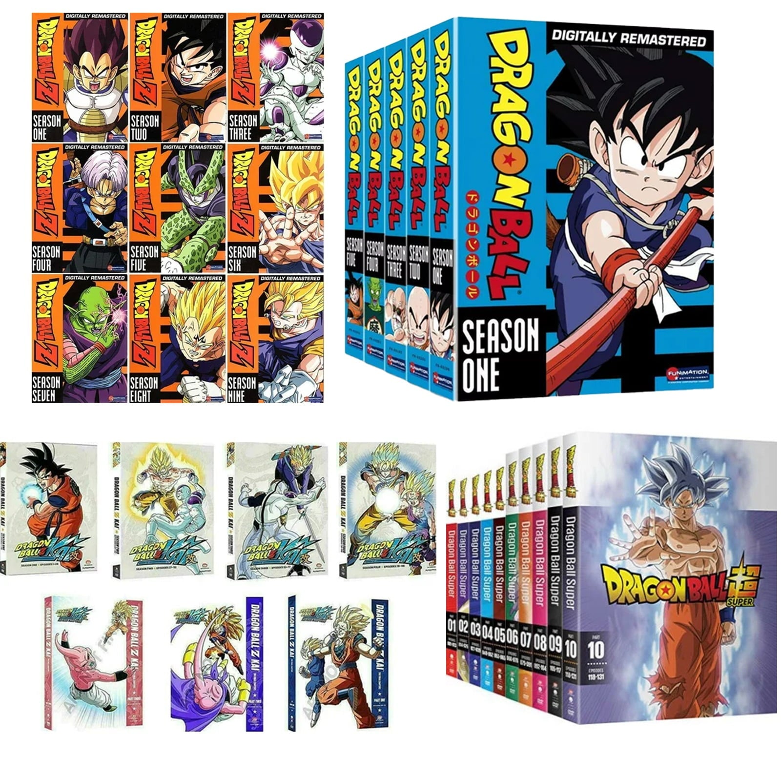 J&G Dragon Ball Z 1-9 DVD + Dragon Ball 1-5, Z Kai 1-7 & Super 1-10 Collection