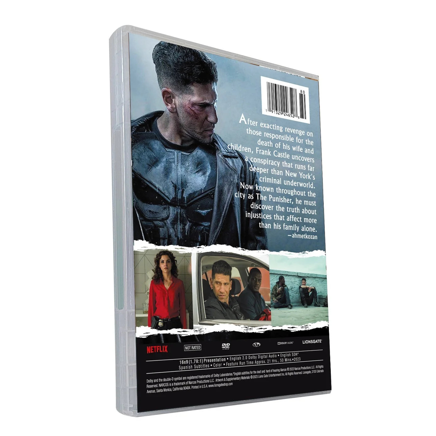 The Punisher Complete Seasons 1-2 DVD Set | Marvel Action Thriller Series