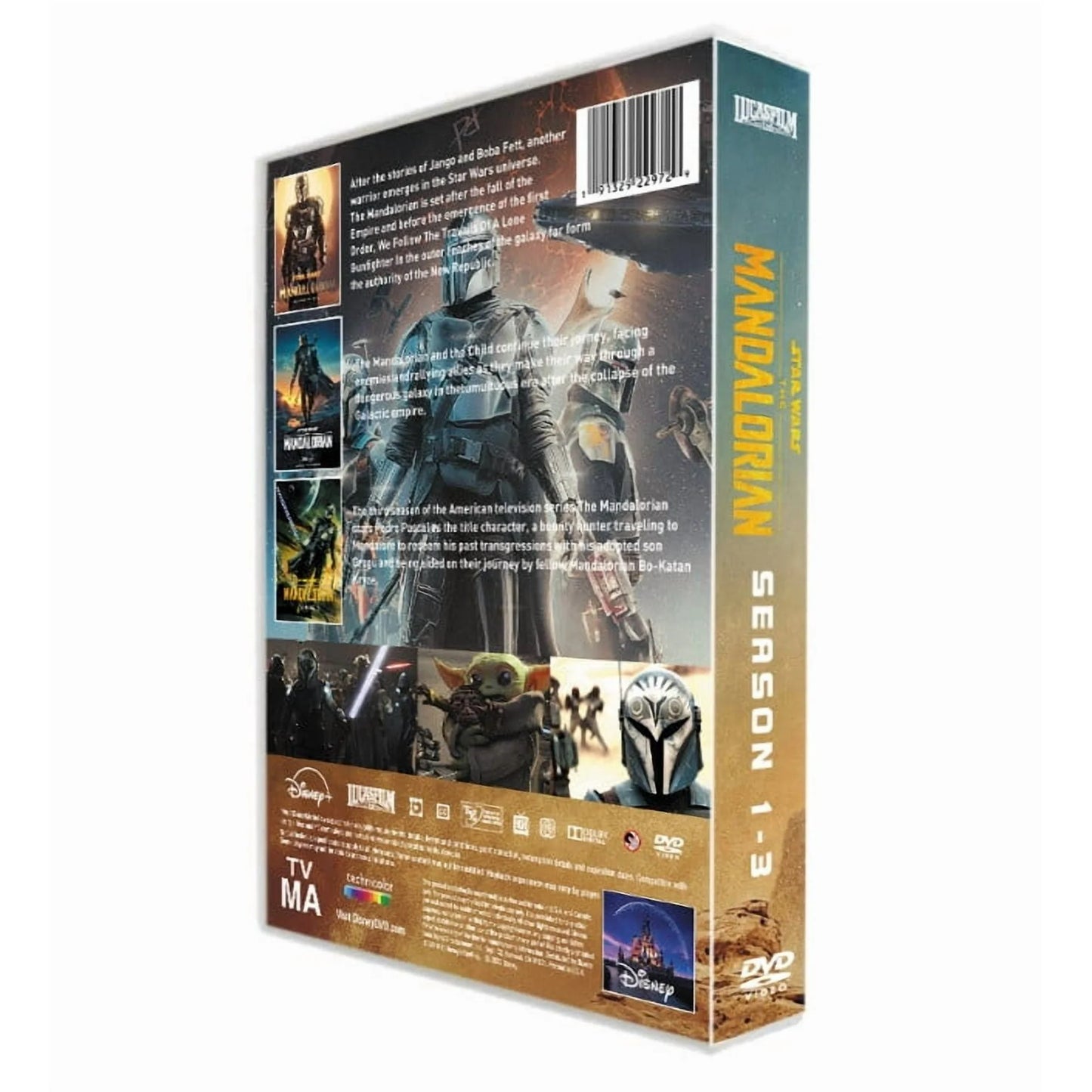 Star Wars The Mandalorian Seasons 1-3 DVD Set – Lucasfilm