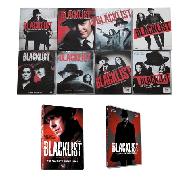 The Blacklist Complete Series Seasons 1-10 DVD | Full Crime Thriller Collection