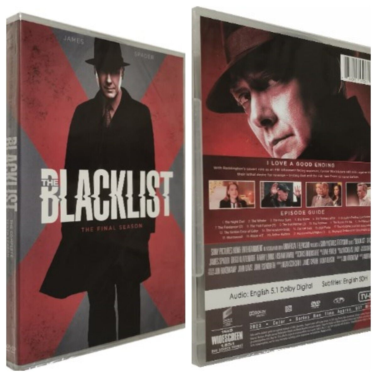 The Blacklist Season 10 DVD Final Season Box Set Complete Series Collection