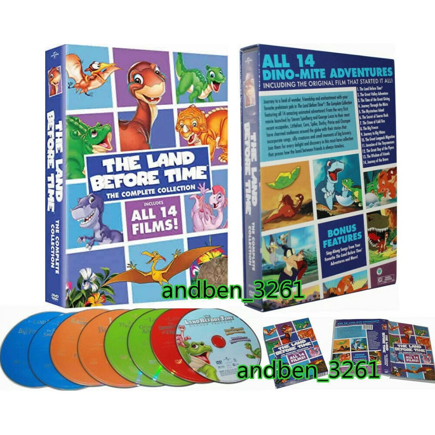 The Land Before Time Complete Collection DVD – 14 Movie Set Wholesale Bulk Pack