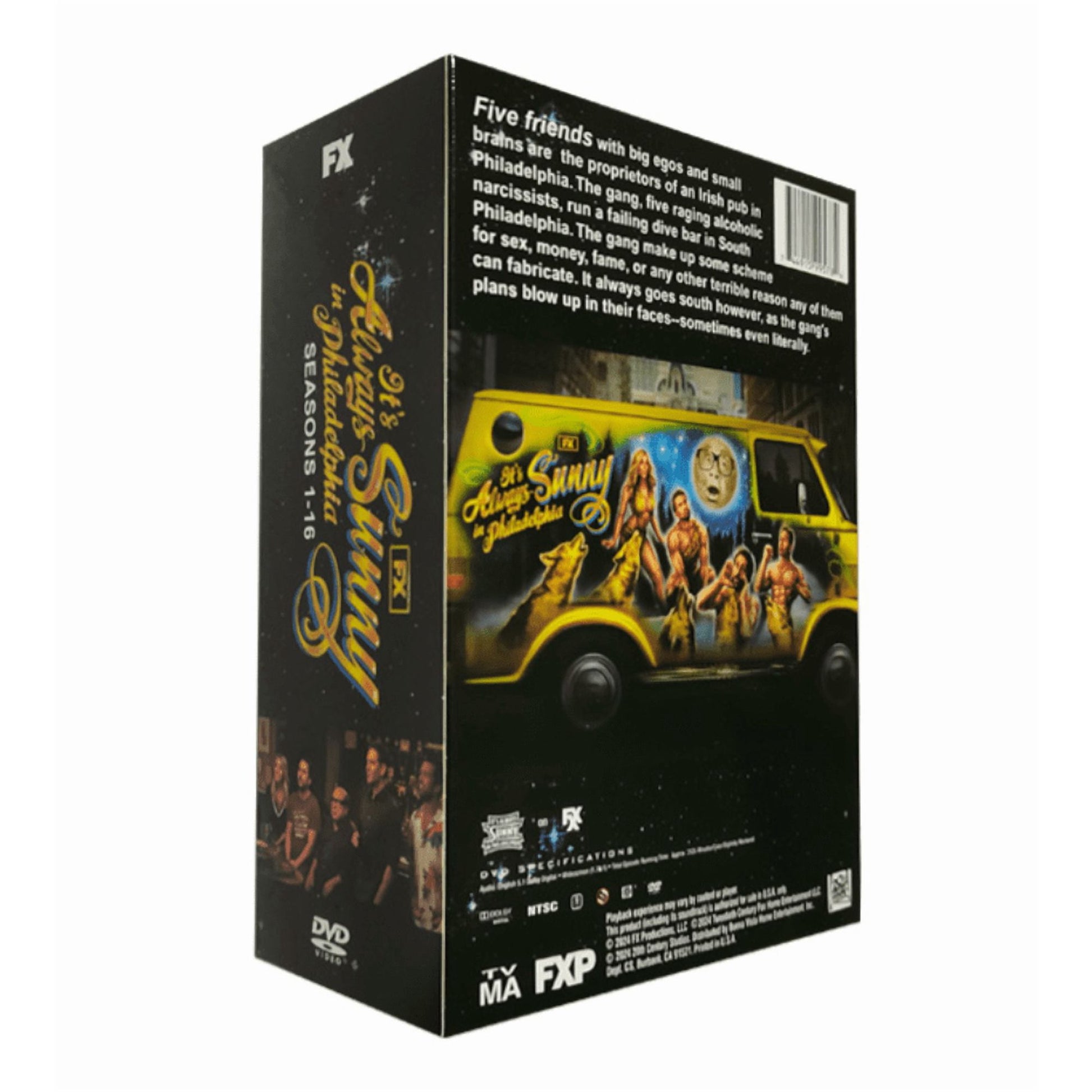 It's Always Sunny in Philadelphia DVD Complete Series Seasons 1-16 Box Set