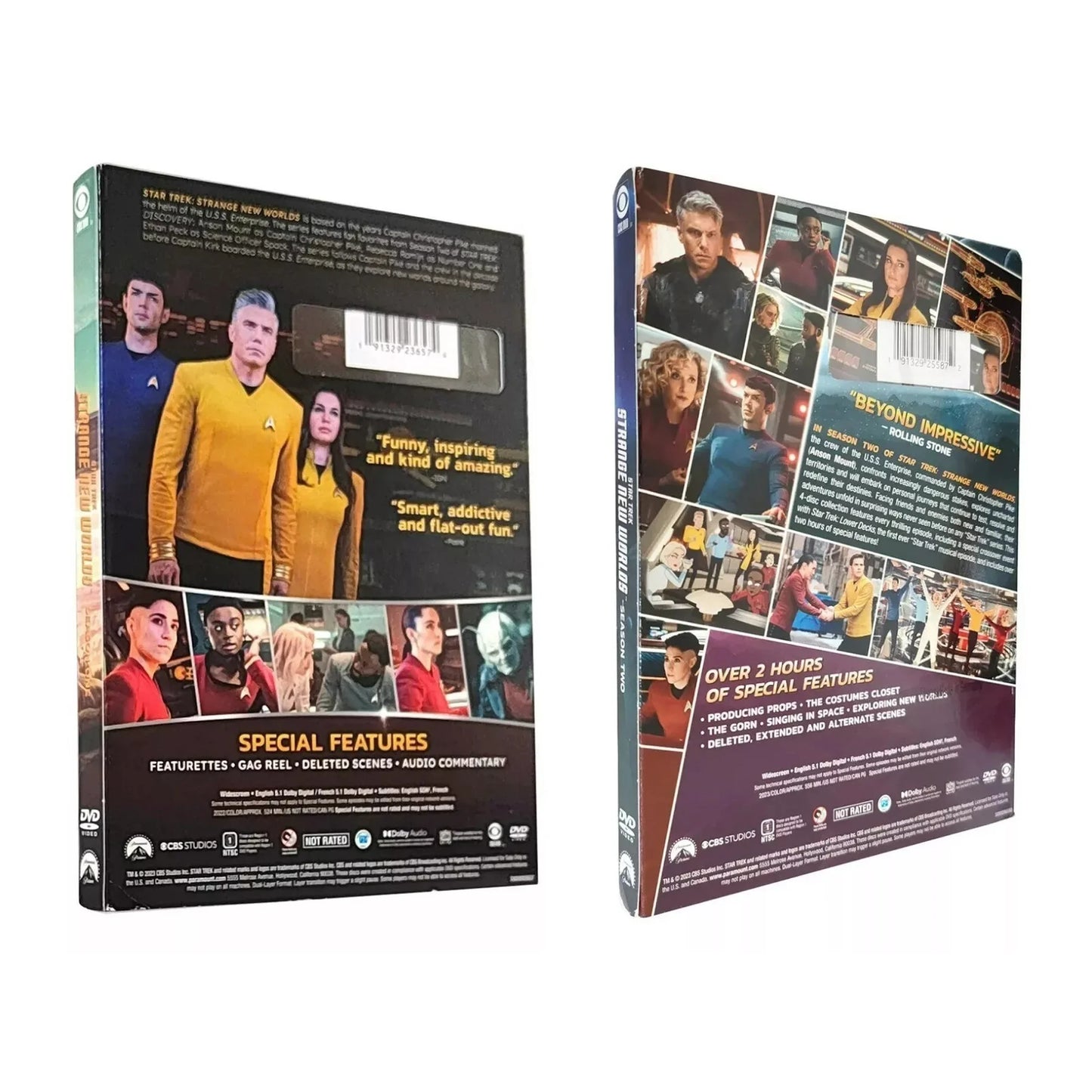 Star Trek Strange New Worlds Seasons 1 & 2 DVD – Complete Sci-Fi Series Set