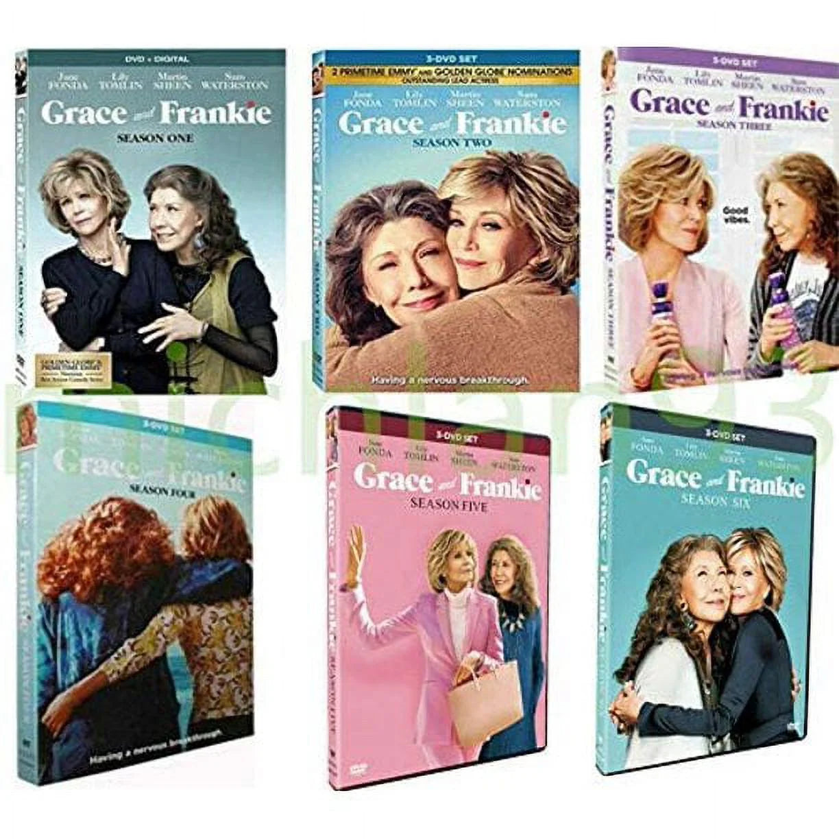 Grace and Frankie Complete Series DVD – Seasons 1-6 Full Comedy Drama Collection