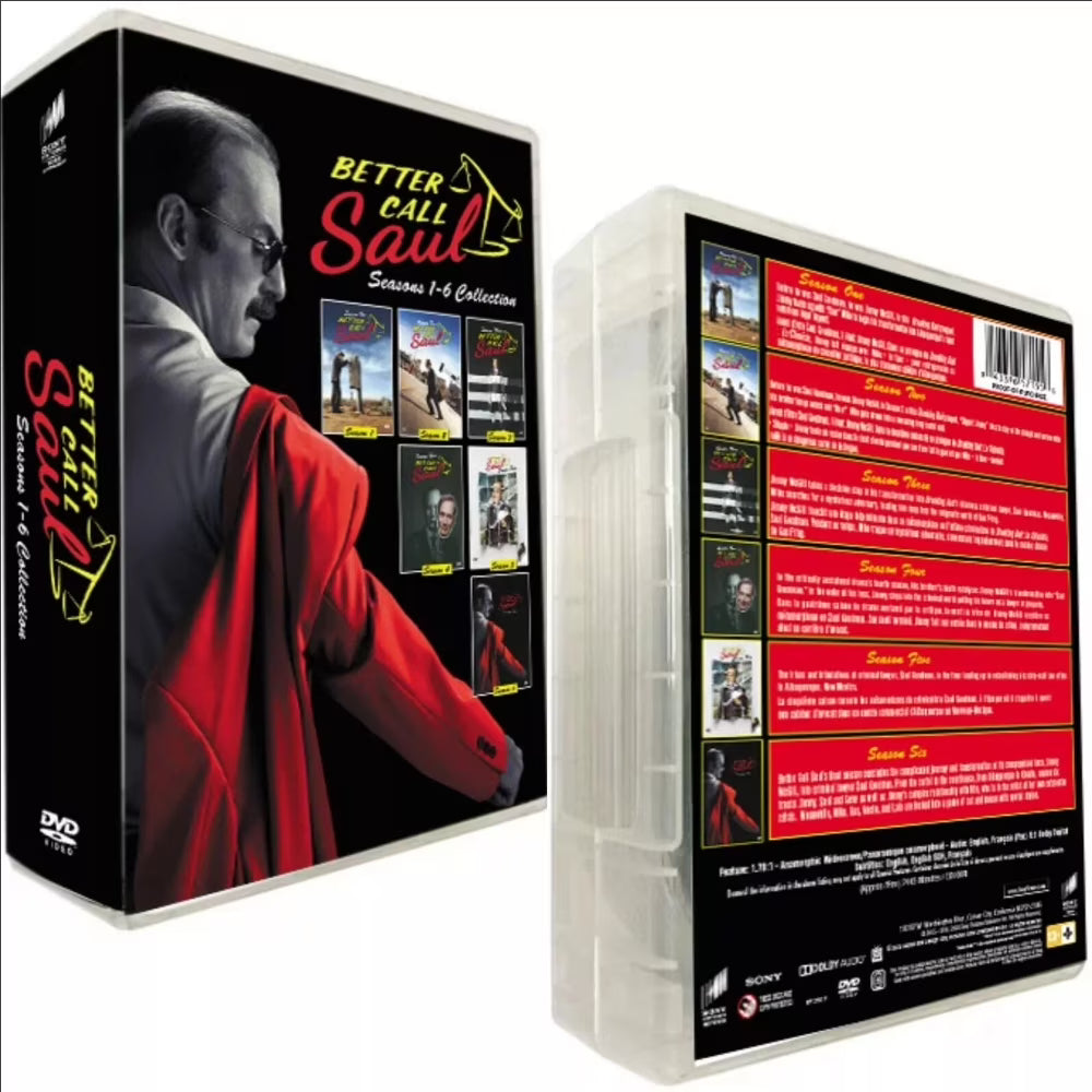 Better Call Saul Complete Series Seasons 1-6 DVD Box Set Collection