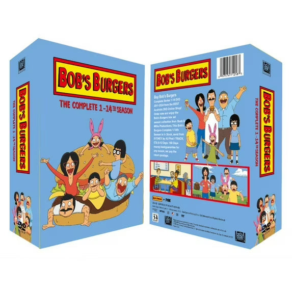 Bob's Burgers: Seasons 1-14 (DVD) | Complete Collection of Animated Comedy