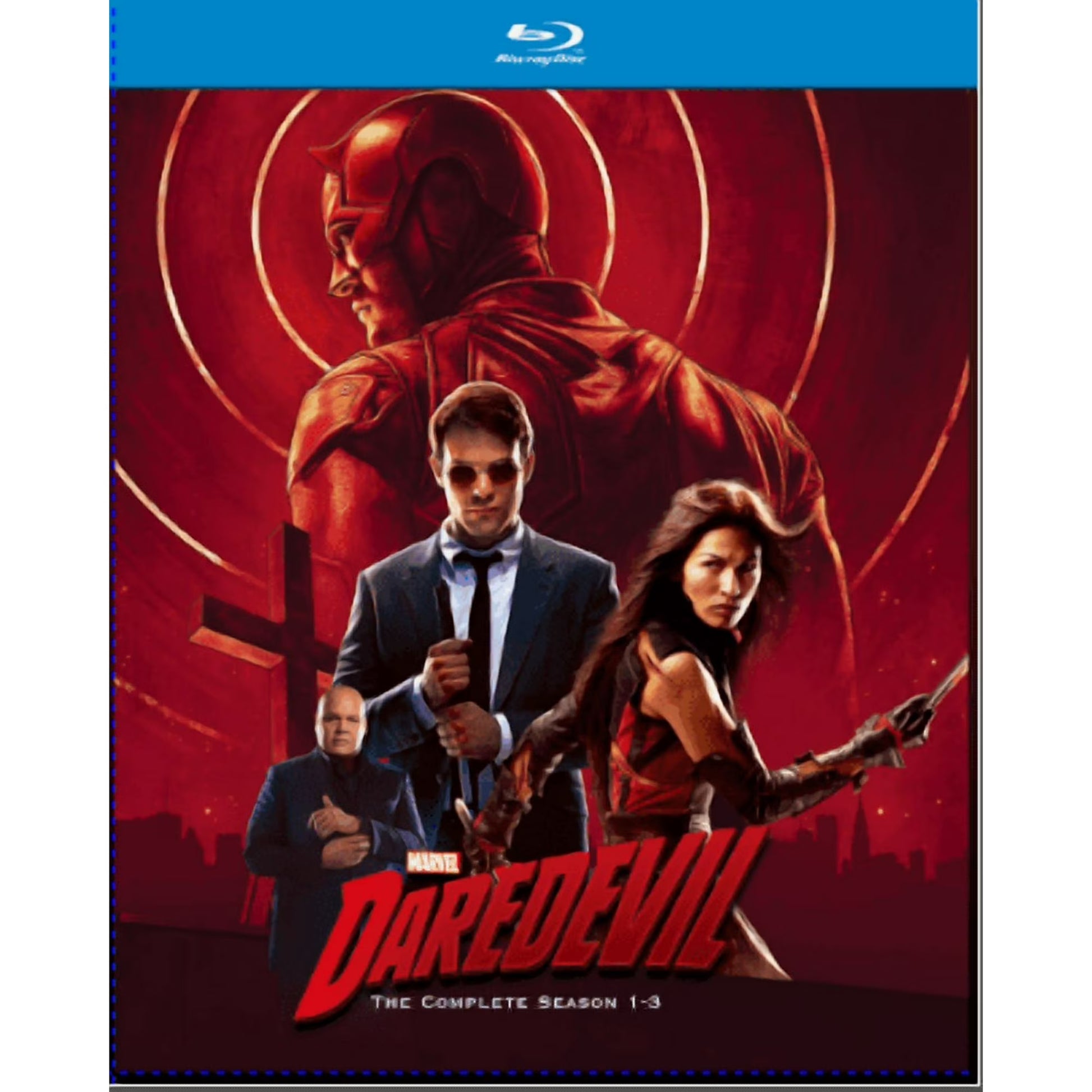 The Daredevil Complete Series Blu-ray Set | Seasons 1-3 Marvel Action Drama