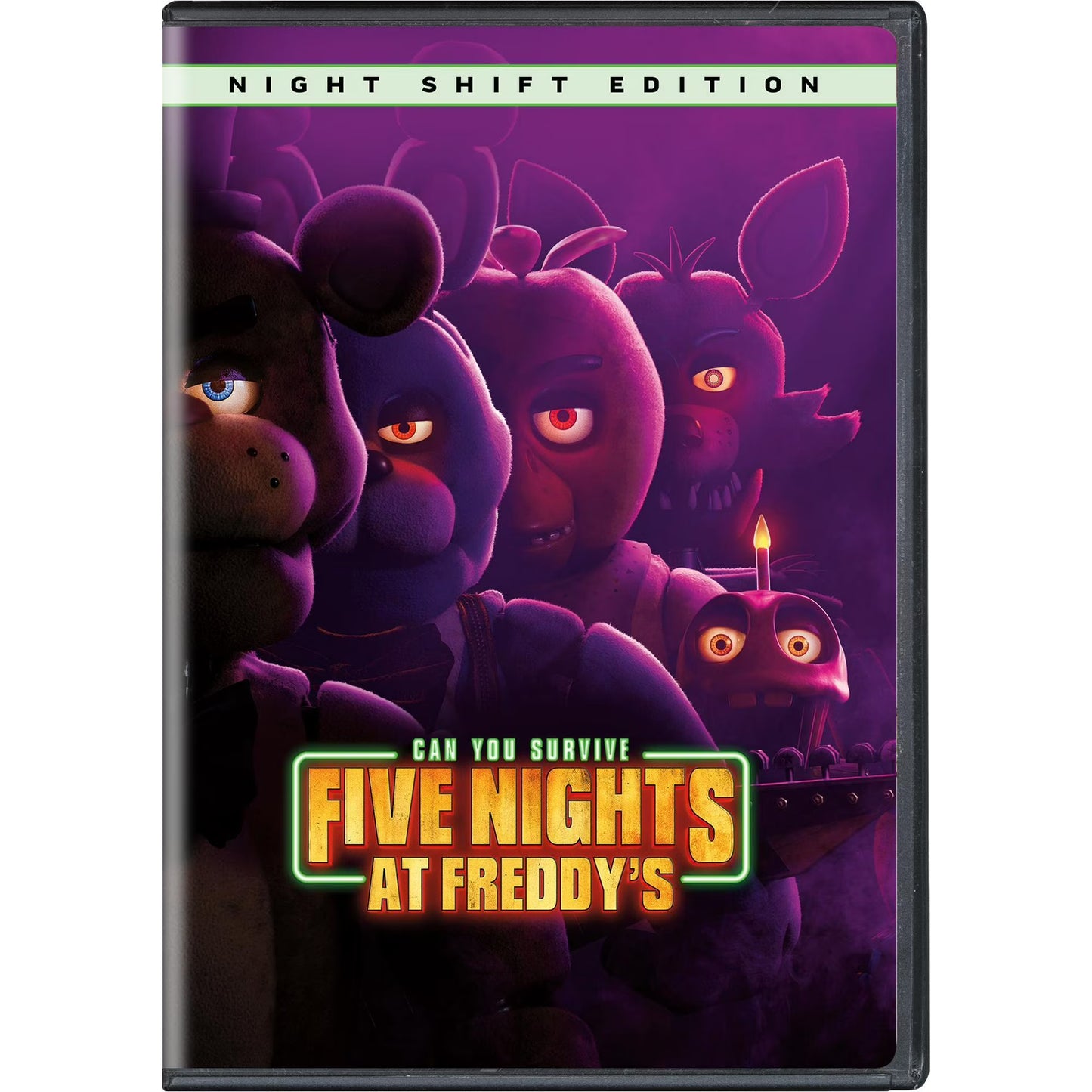 Five Nights at Freddy's DVD – Official Horror Game Movie, Thrilling Action & Suspense
