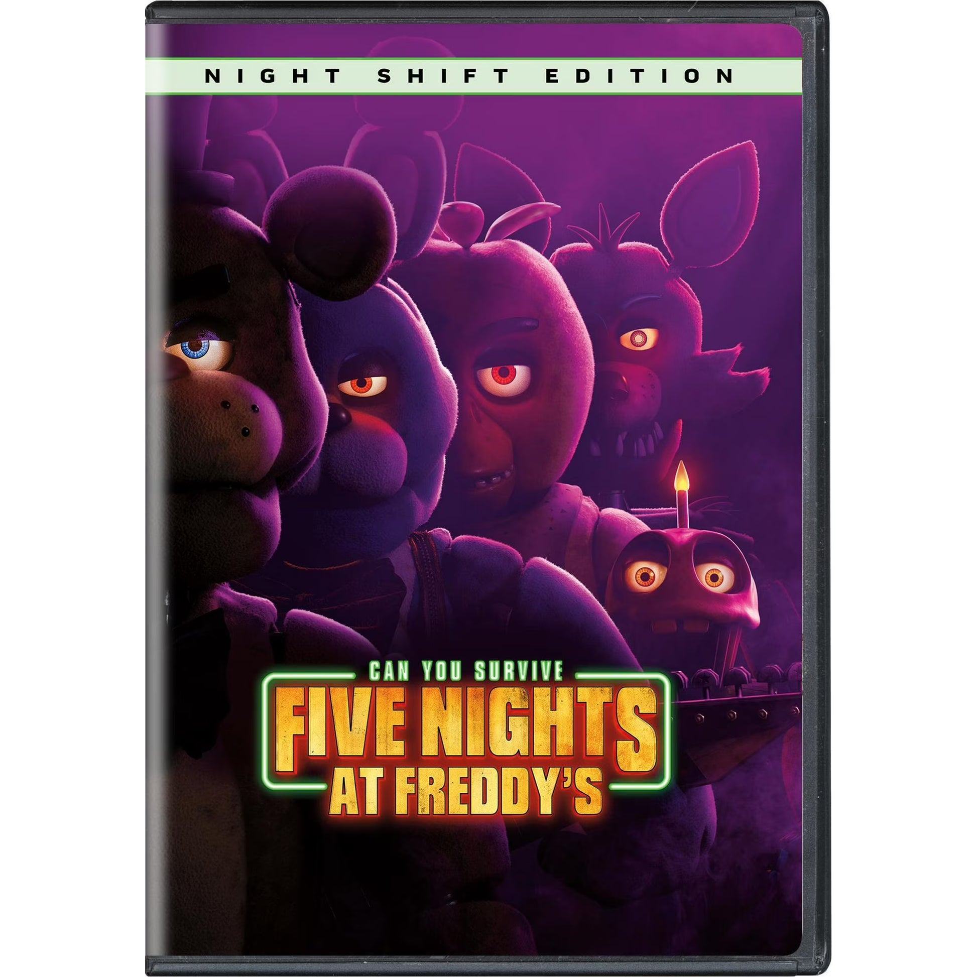 Five Nights at Freddy's DVD – Official Horror Game Movie, Thrilling Action & Suspense