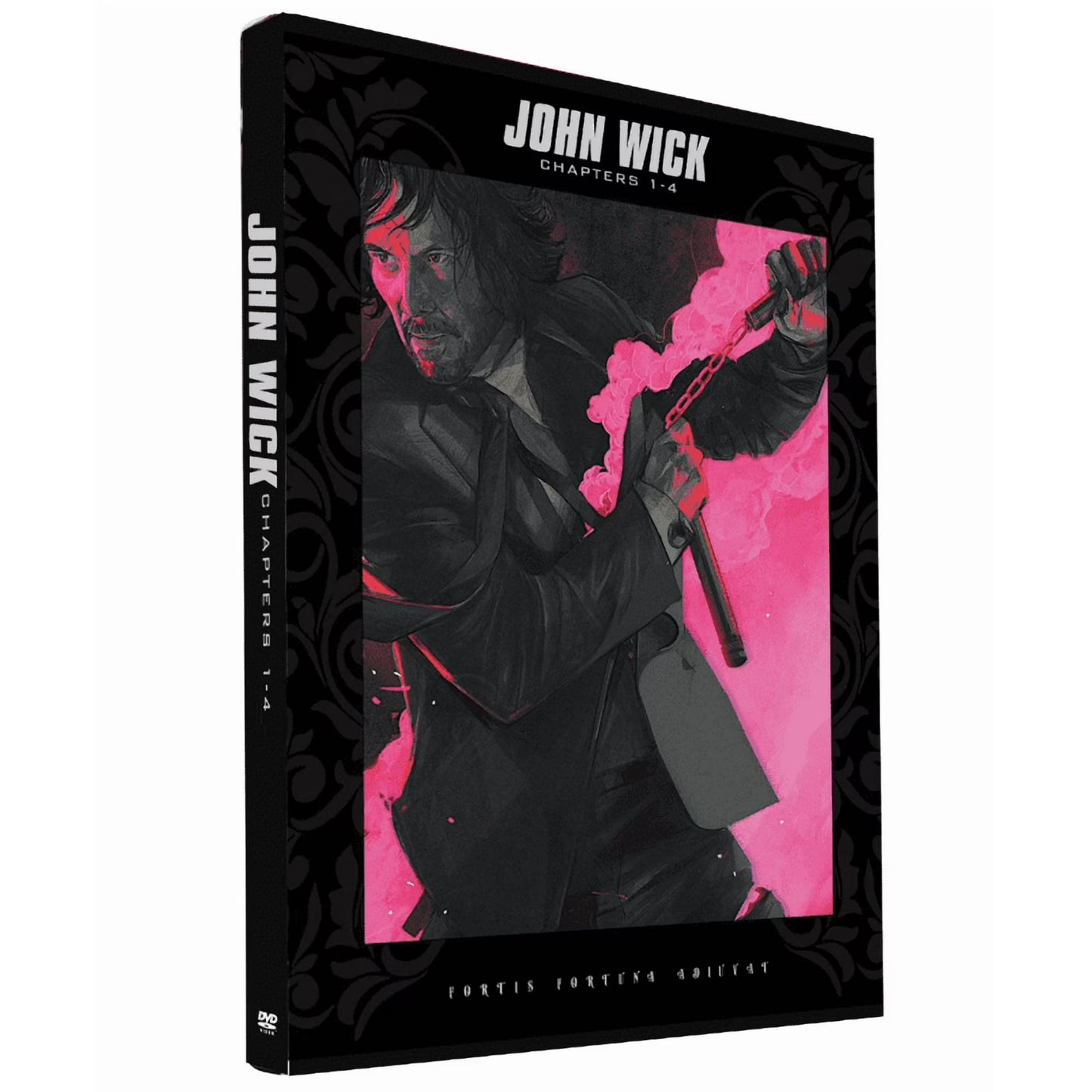 John Wick: Chapters 1-4 (DVD) | Complete Action Movie Collection