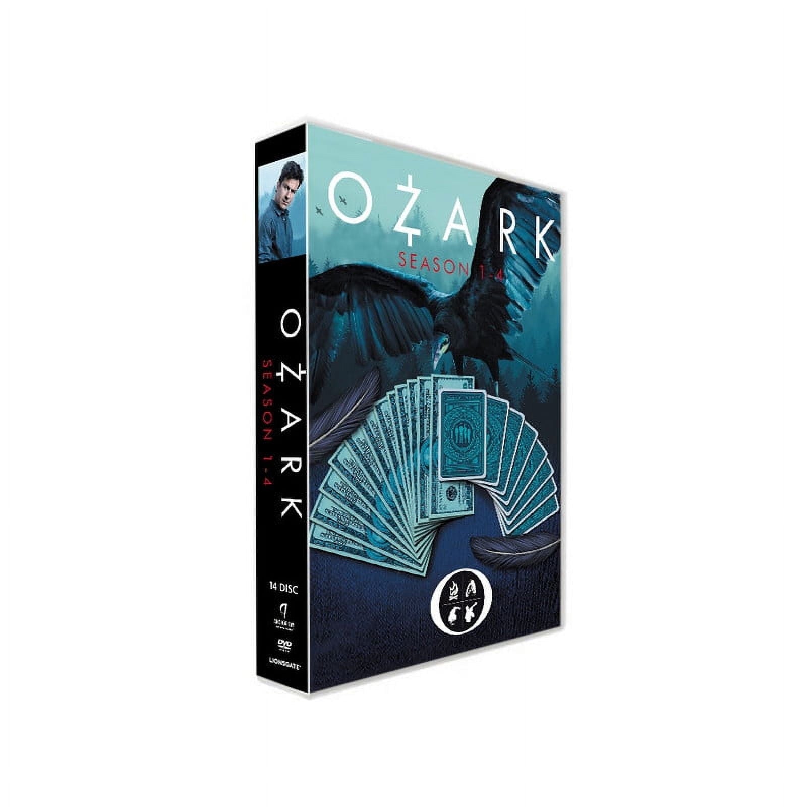 Ozark Complete Series Seasons 1-4 DVD Box Set | Crime Drama TV Show Collection