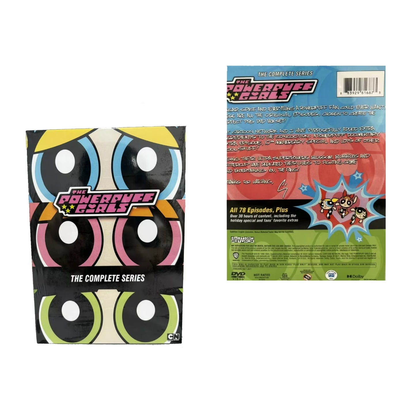 The Powerpuff Girls Complete Series DVD Box Set | All Episodes Cartoon Network