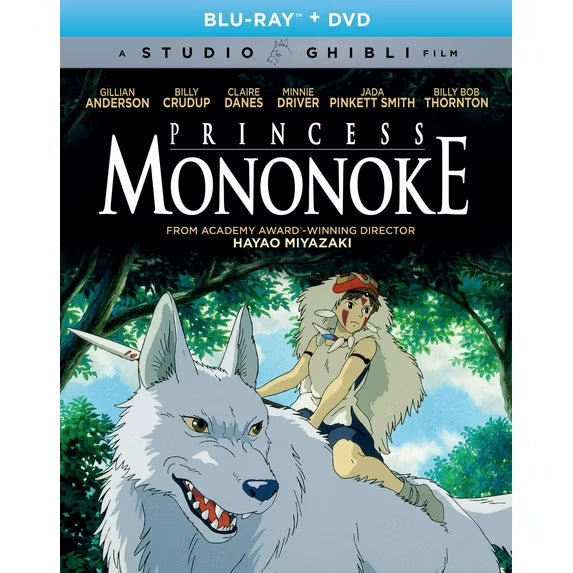 Princess Mononoke Blu-ray + DVD – Studio Ghibli Animated Classic, Dual Format