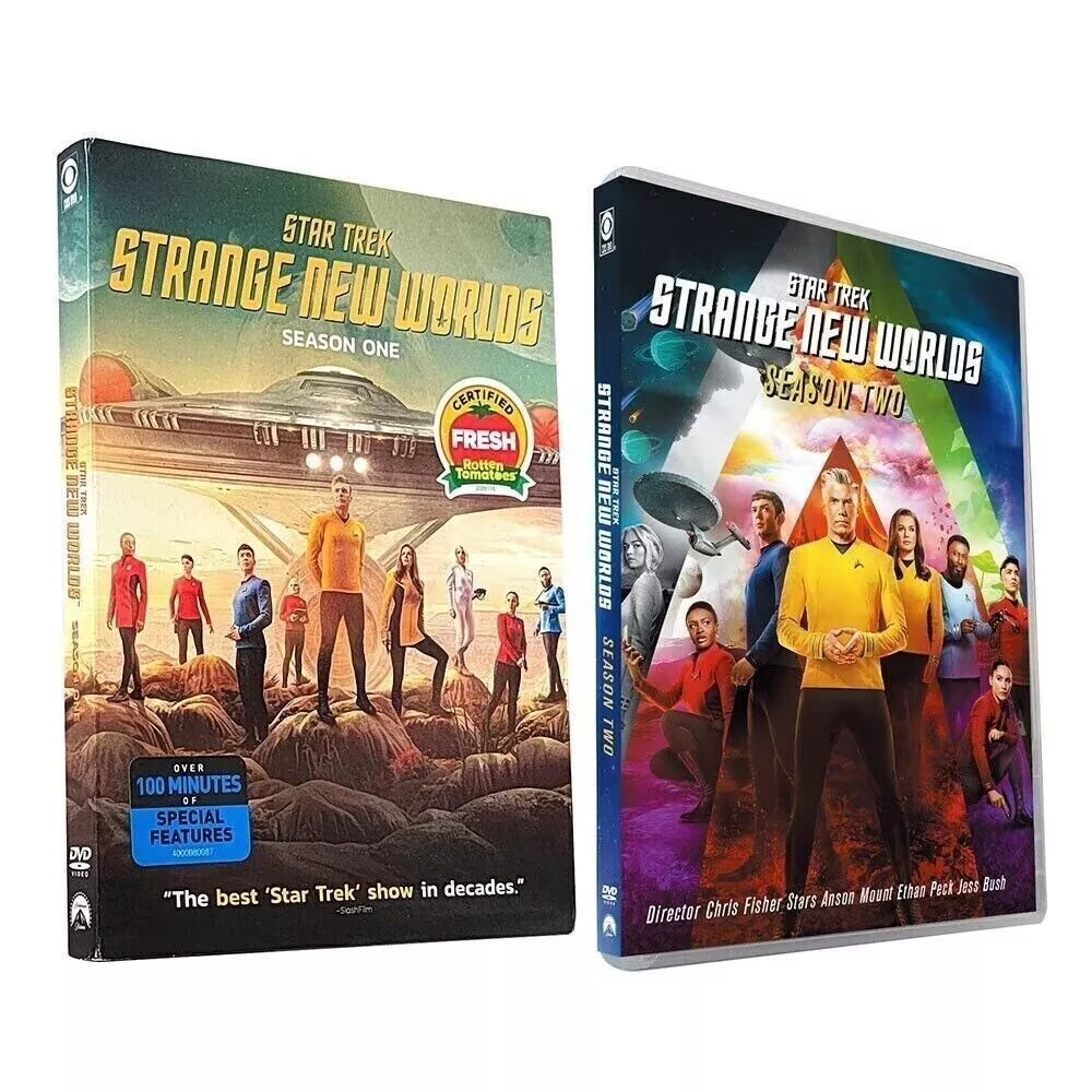 Star Trek Strange New Worlds Seasons 1 & 2 DVD – Complete Sci-Fi Series Set
