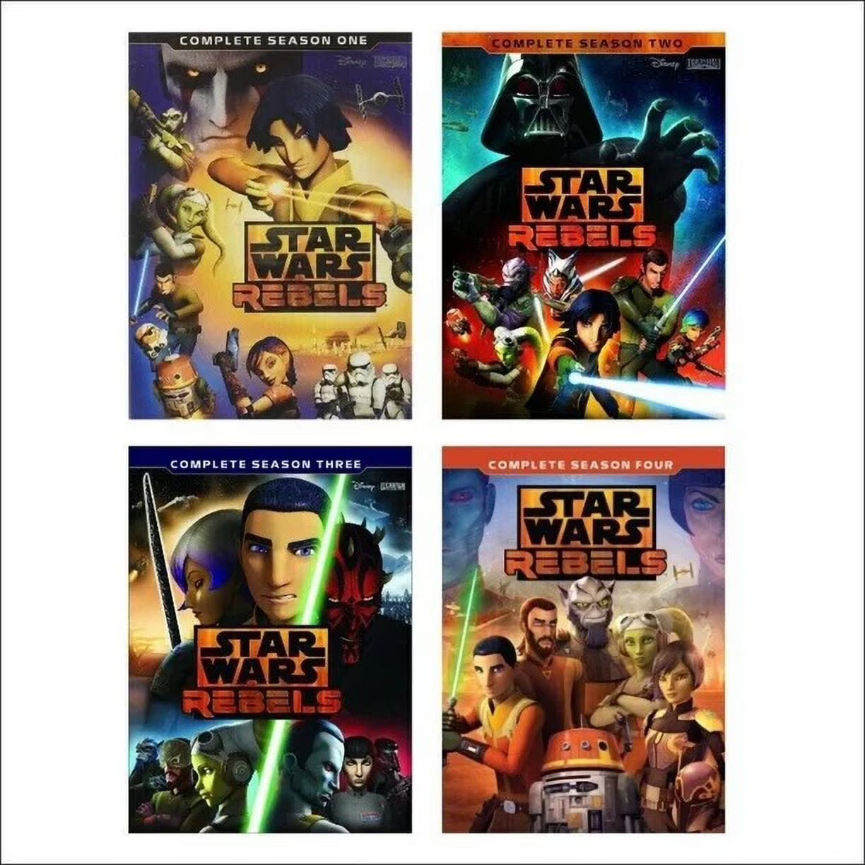 Star Wars: Rebels Complete Animated Series Cartoon All Seasons 1-4 (DVD 14-Dsic)
