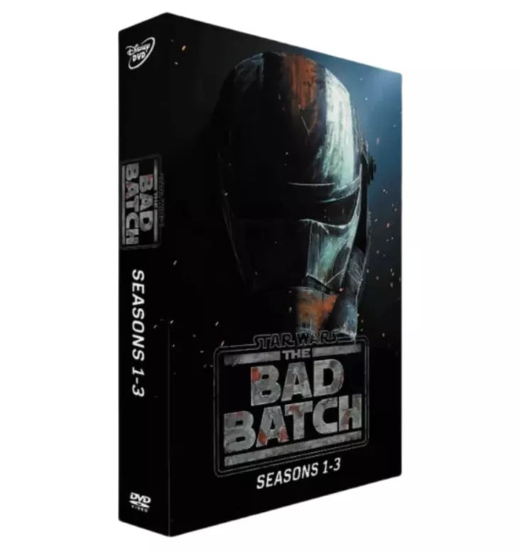 Star Wars The Bad Batch Seasons 1-3 DVD | Complete Animated Clone Wars Series