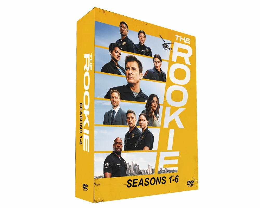 The Rookie Complete Series DVD – Seasons 1-6, Full Police Drama Collection Set