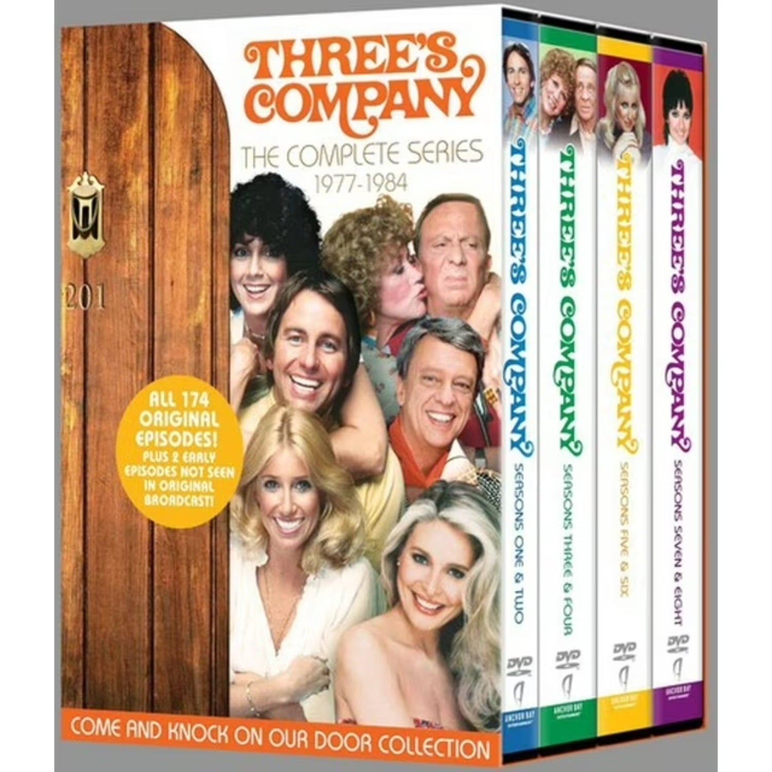 Three's Company Complete Series DVD Box Set | Seasons Full Comedy Collection