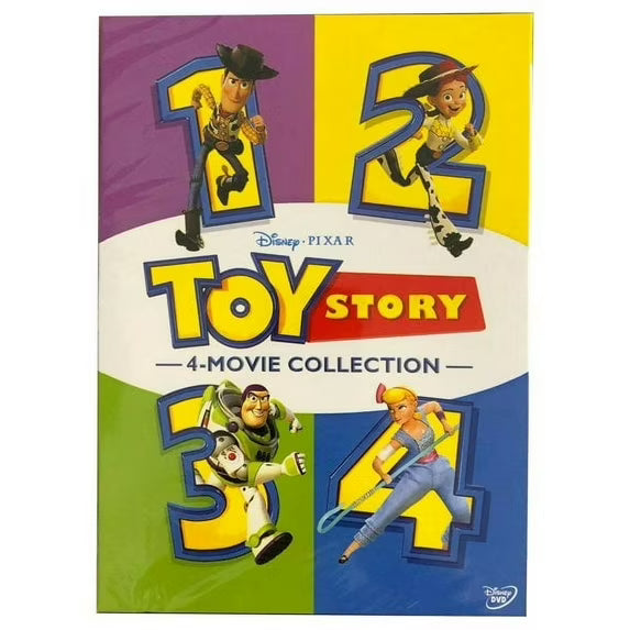 Toy Story 1-4 Movie Collection DVD – Complete Animated Family Adventure Series