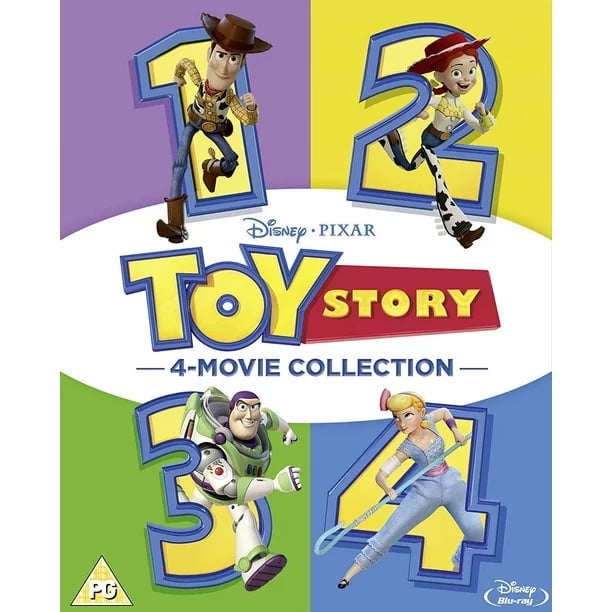 Toy Story 1-4 Movie Collection DVD – Complete Animated Family Adventure Series