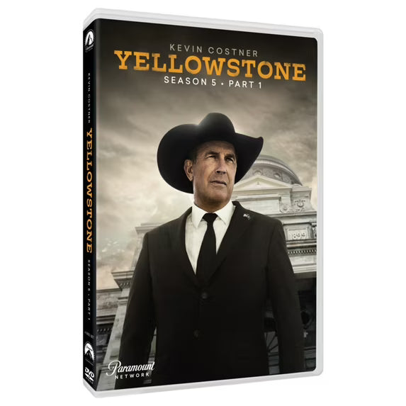 Yellowstone Season 5 Part 1 DVD – Hit Western Drama Series with Kevin Costner
