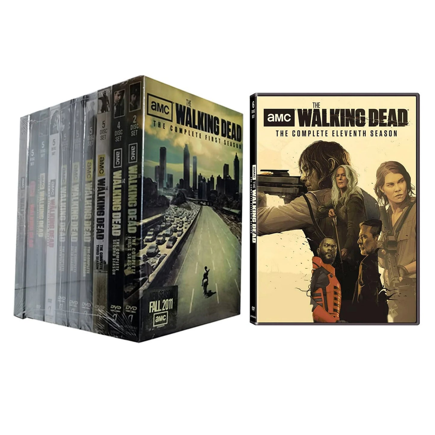 The Walking Dead Complete Series Seasons 1-11 DVD | Ultimate Zombie Drama Set