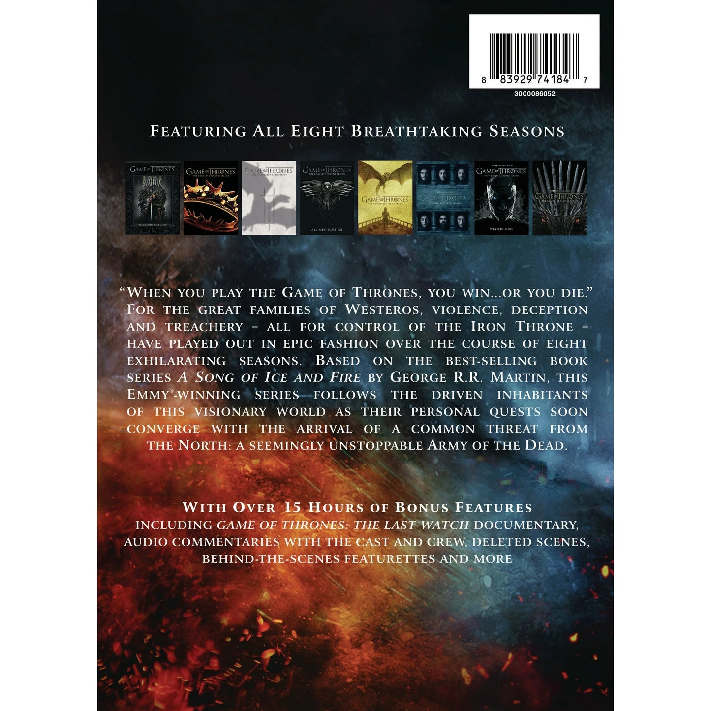 Game of Thrones Complete Series DVD Box Set | Seasons Full Collection