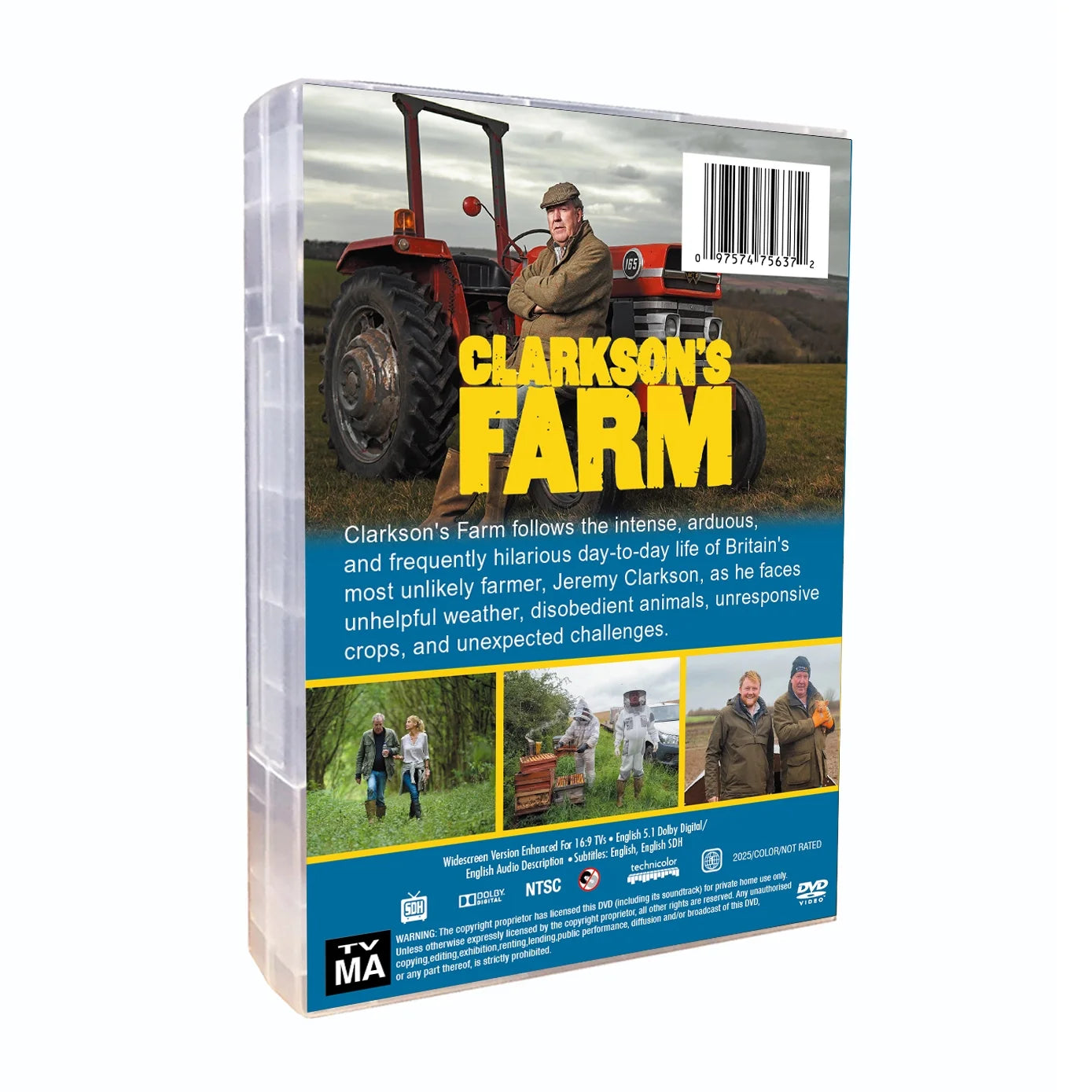 Clarkson’s Farm: Complete Series Seasons 1-4 DVD – Jeremy Clarkson Farming Documentary