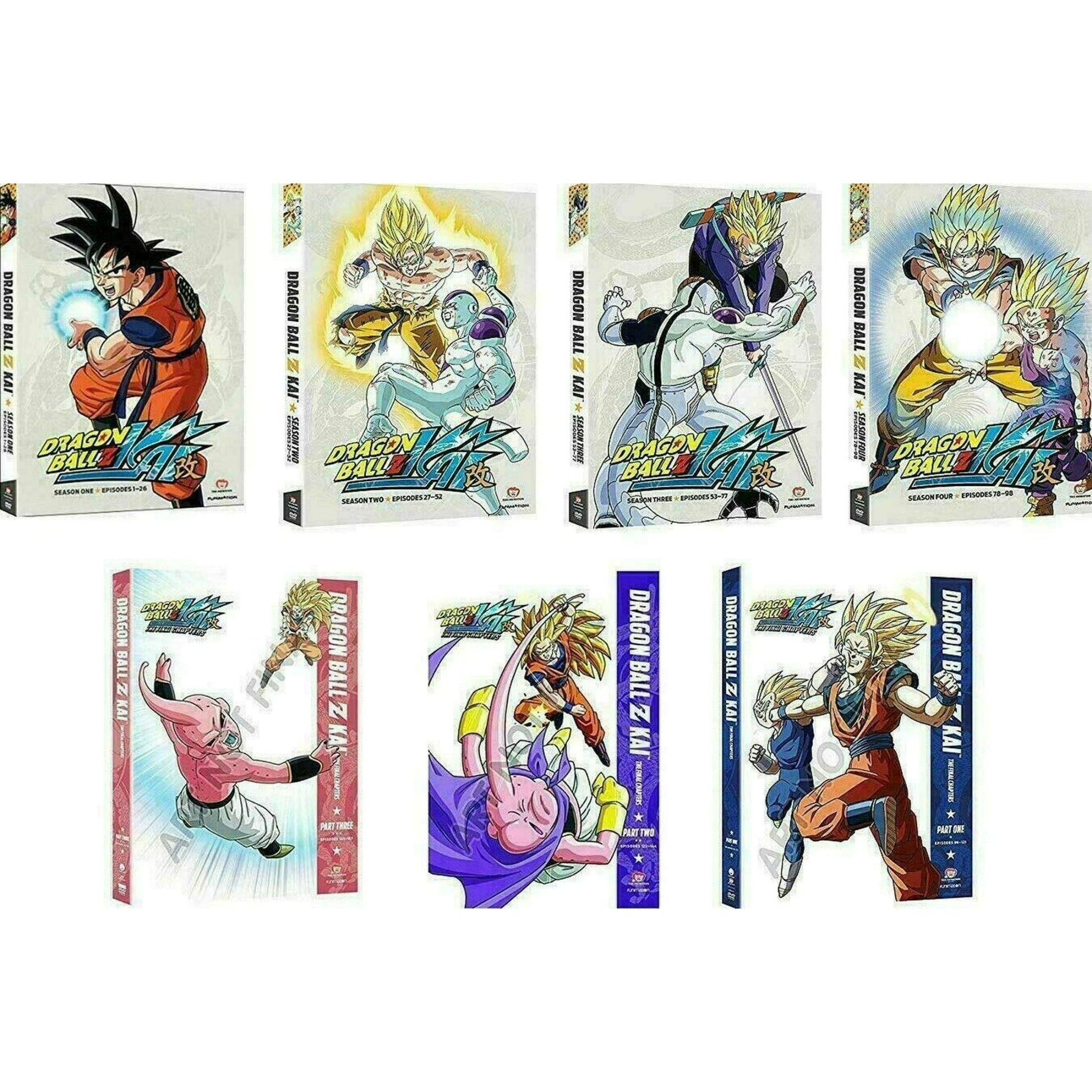 Dragon Ball Z Kai Complete Seasons 1-7 DVD | Episodes 1-167 Anime Collection
