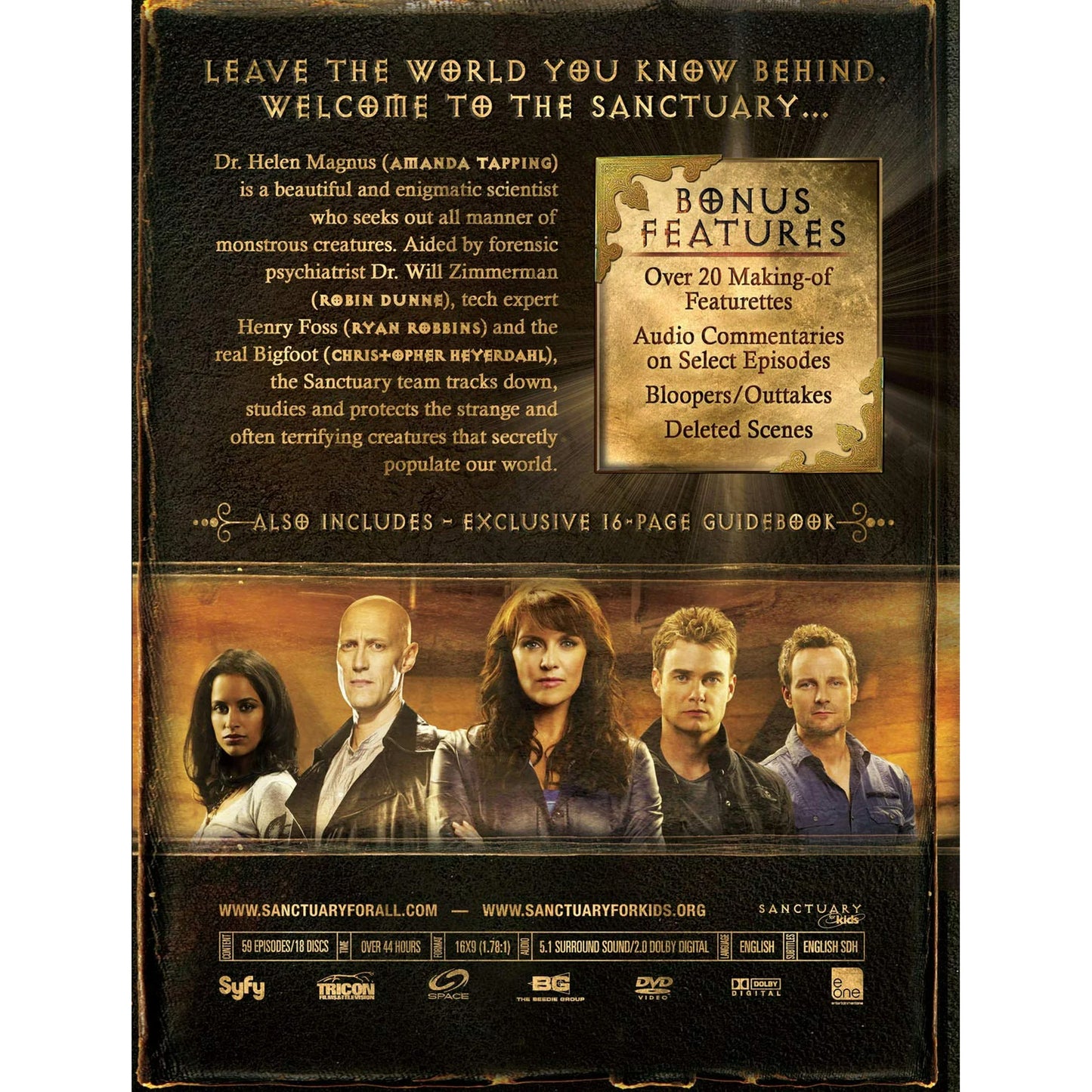Sanctuary Complete Series DVD – Sci-Fi & Fantasy Box Set with All Seasons
