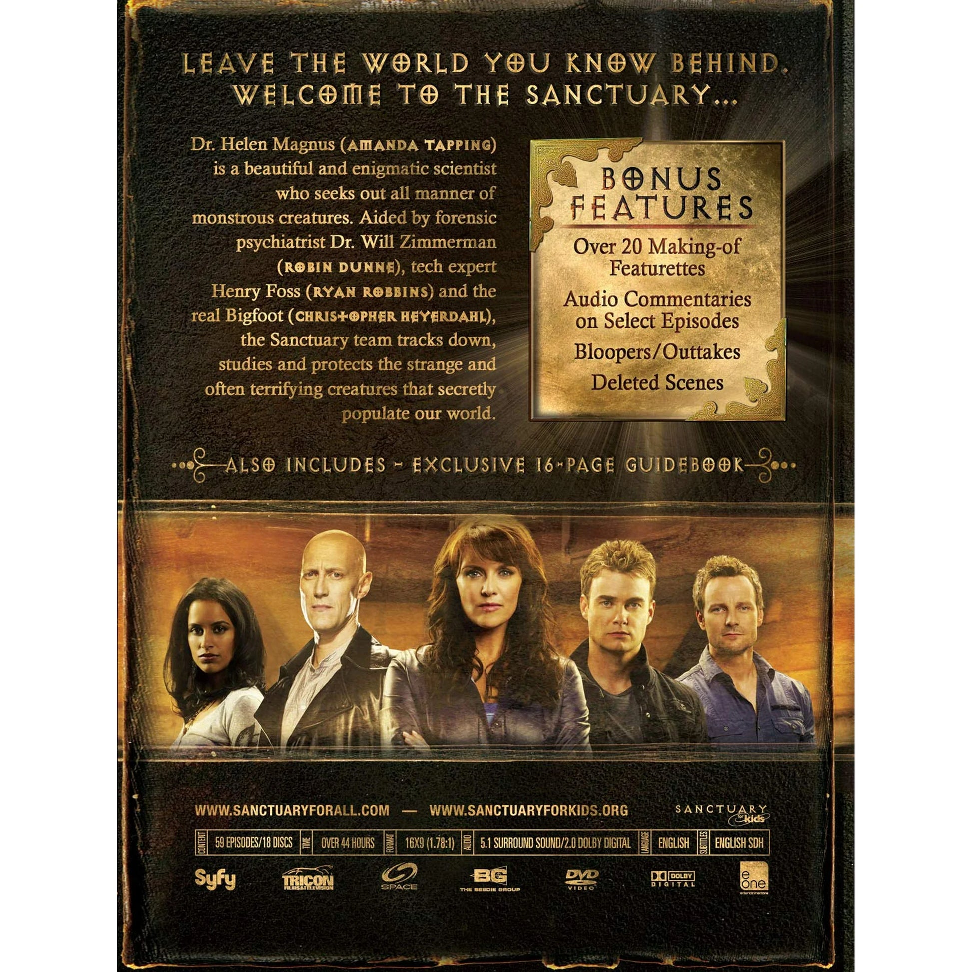 Sanctuary Complete Series DVD – Sci-Fi & Fantasy Box Set with All Seasons