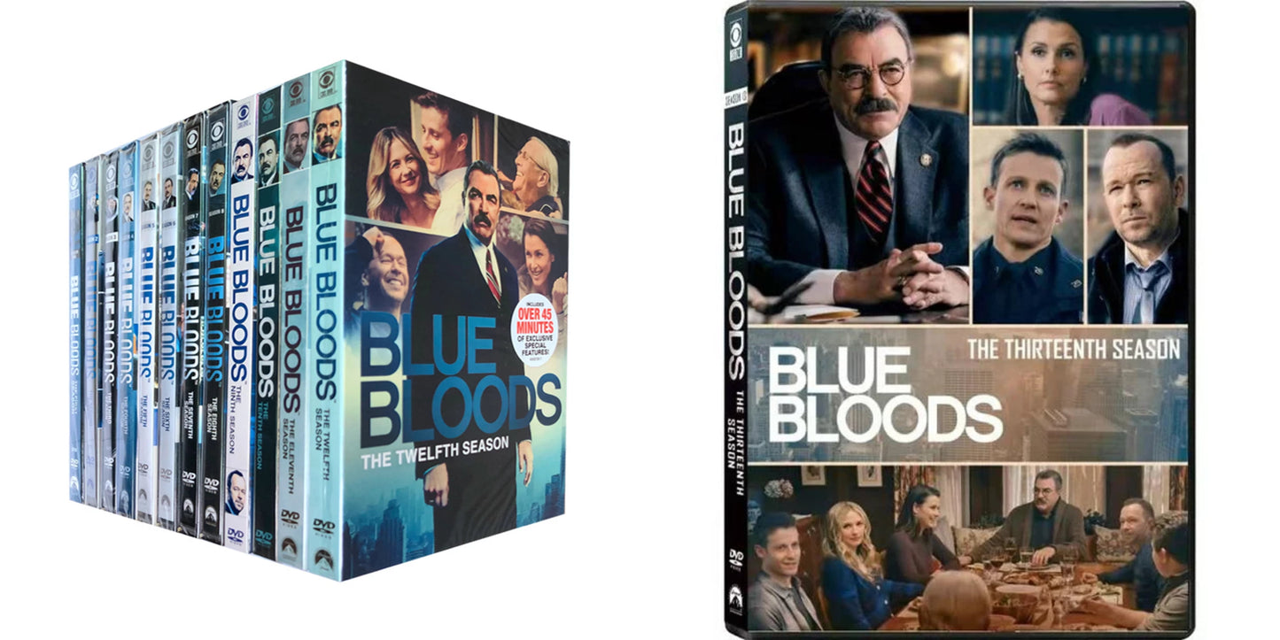 Blue Bloods Complete Series Seasons 1-13 DVD Set - Region 1 Box Set Collection