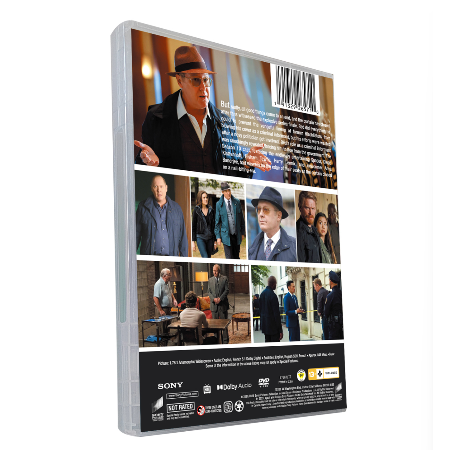 The Blacklist Season 10 DVD Final Season Box Set Complete Series Collection